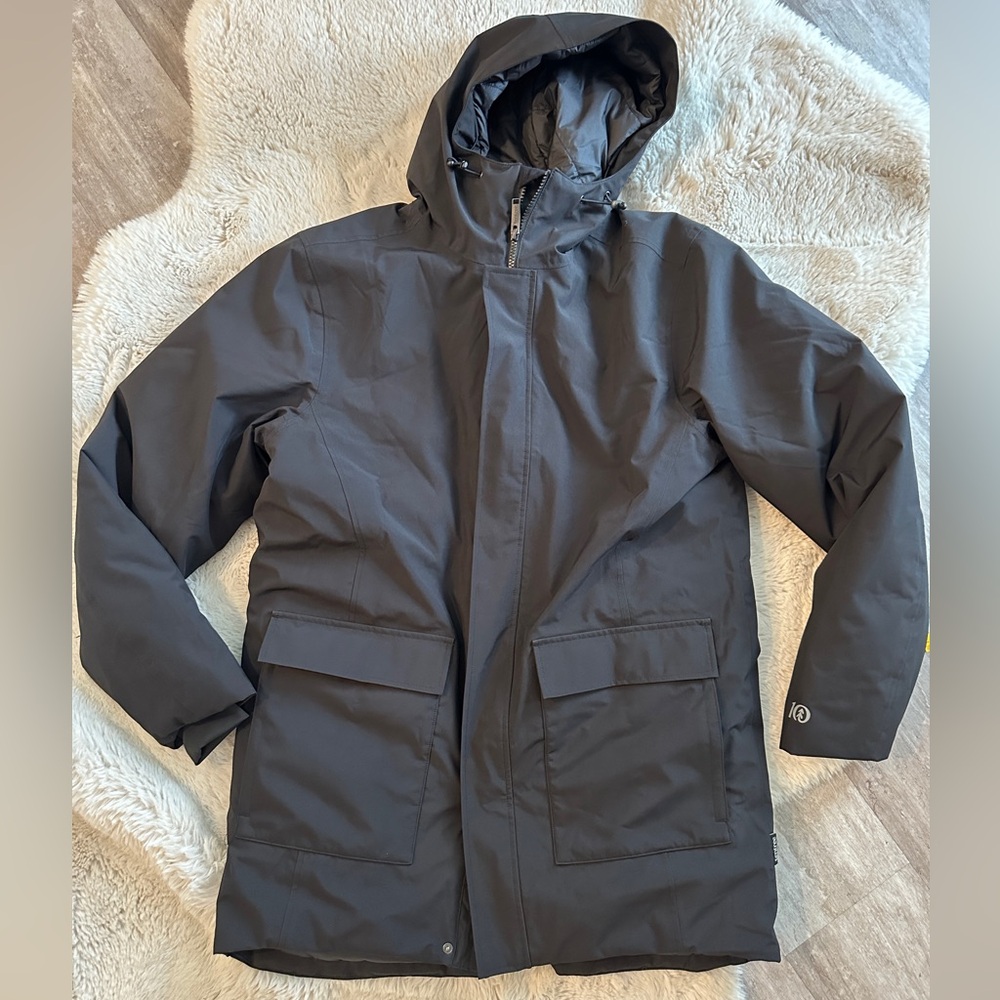 Tentree Mens Black Daily Parka Sz M